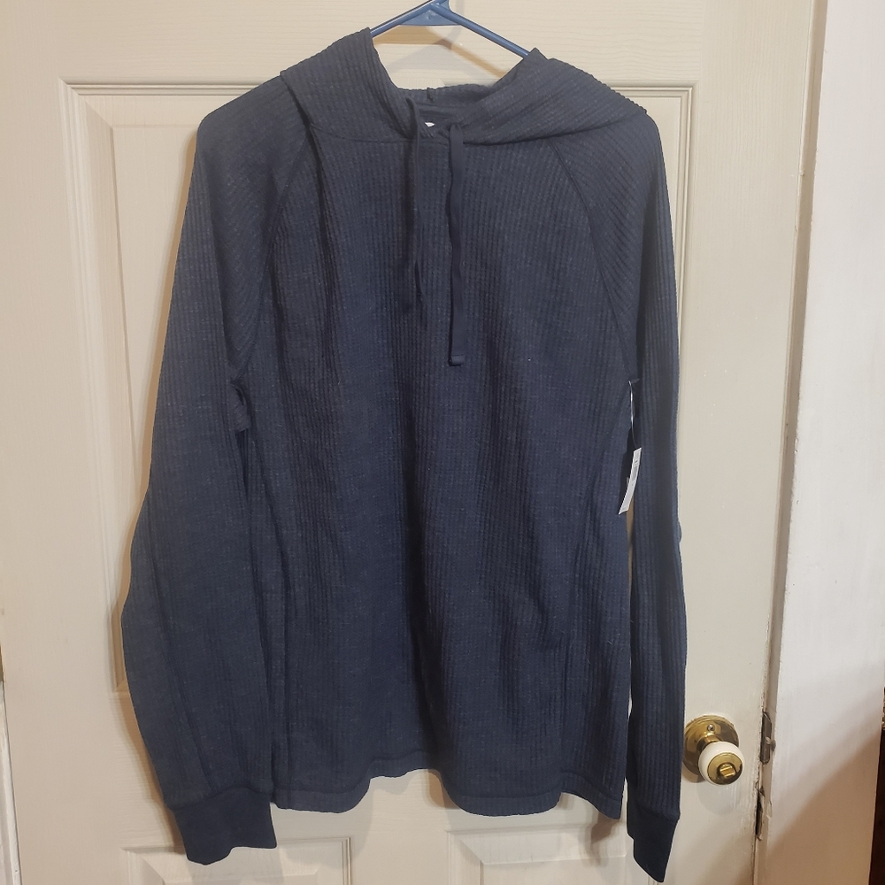 Mens Waffle Knit hoodie